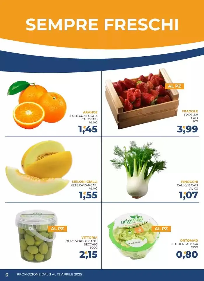 Promozione dal 3 al 19 aprile da 3 aprile a 19 aprile di 2025 - Pagina del volantino 6
