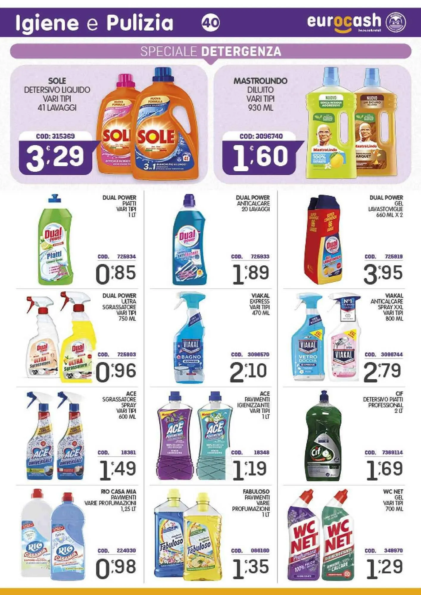Volantino Eurocash da 3 giugno a 22 giugno di 2025 - Pagina del volantino 40