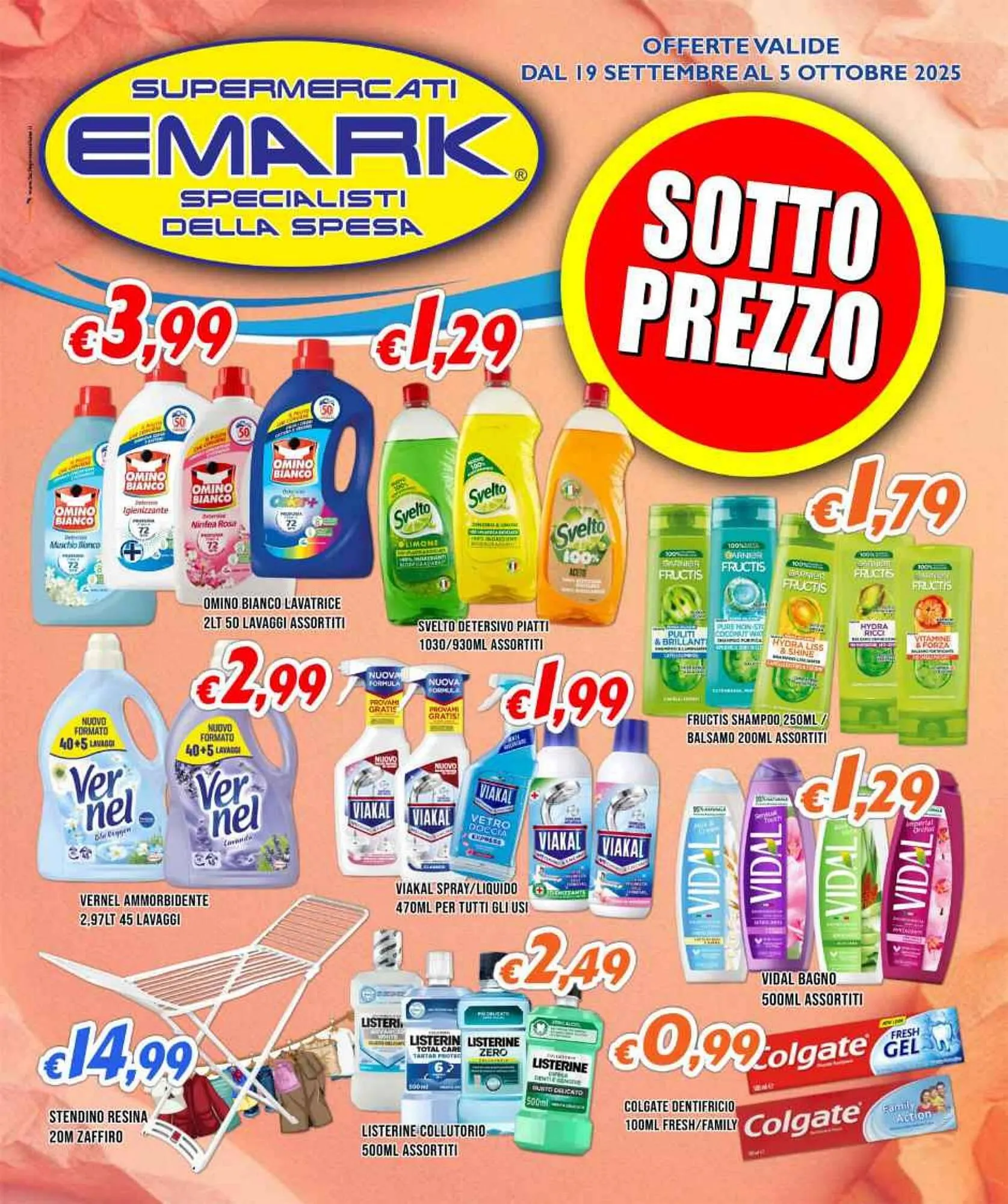 Volantino Supermercati Emark da 19 settembre a 5 ottobre di 2025 - Pagina del volantino 1