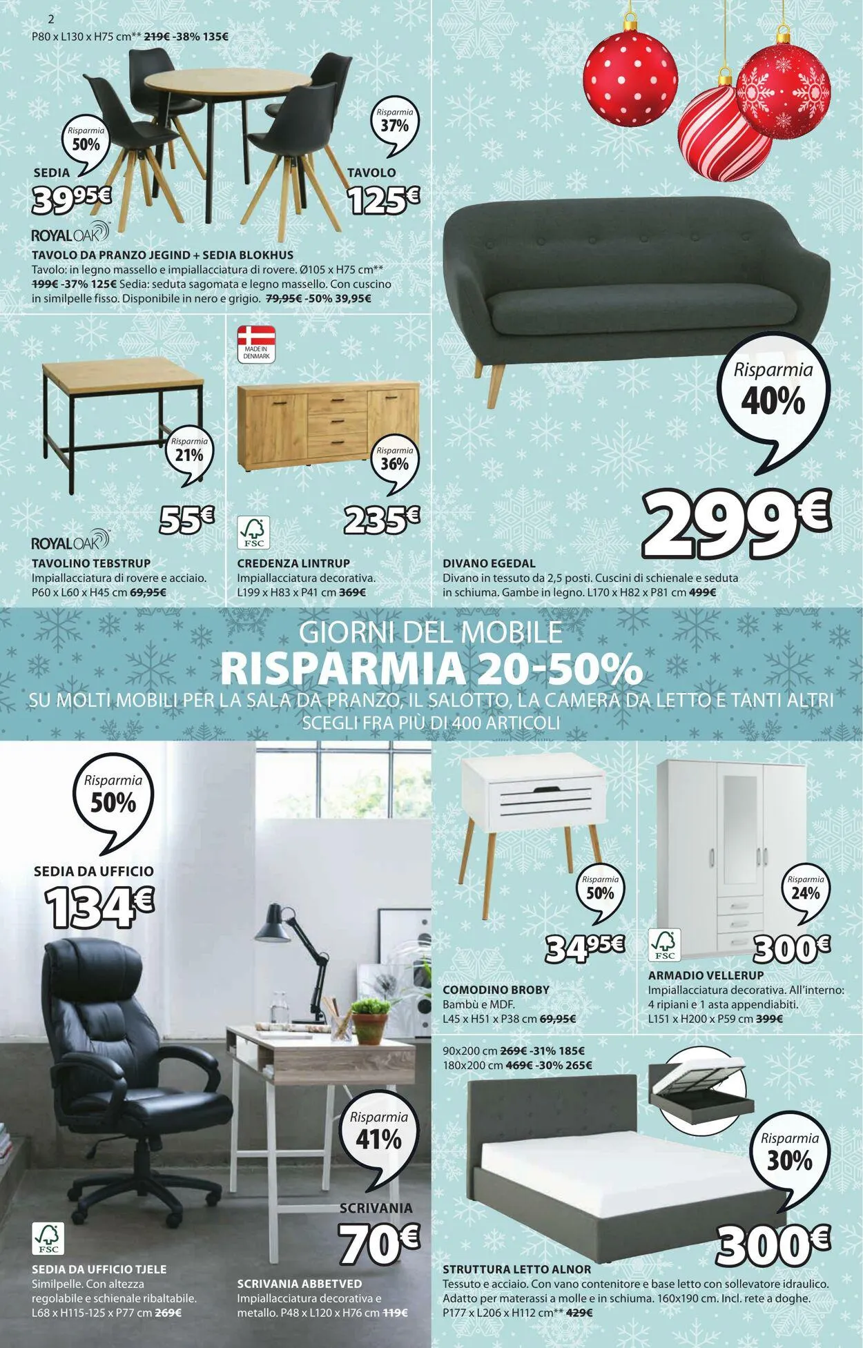 Jysk Volantino attuale da 20 novembre a 4 dicembre di 2023 - Pagina del volantino 3