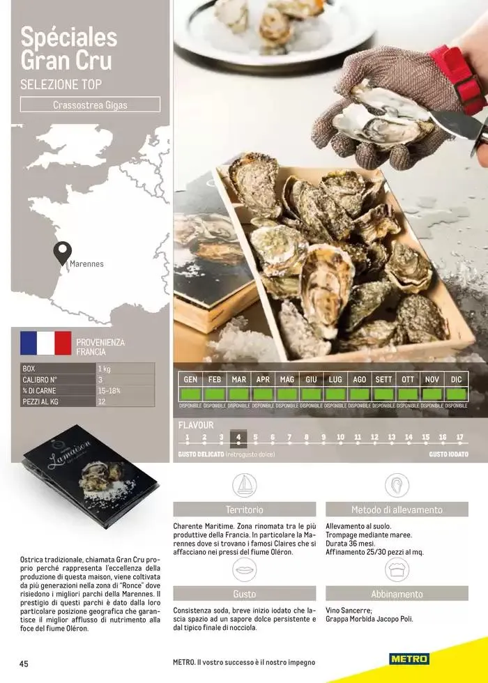 Catalogo Frutti di mare da 2 gennaio a 31 luglio di 2025 - Pagina del volantino 45