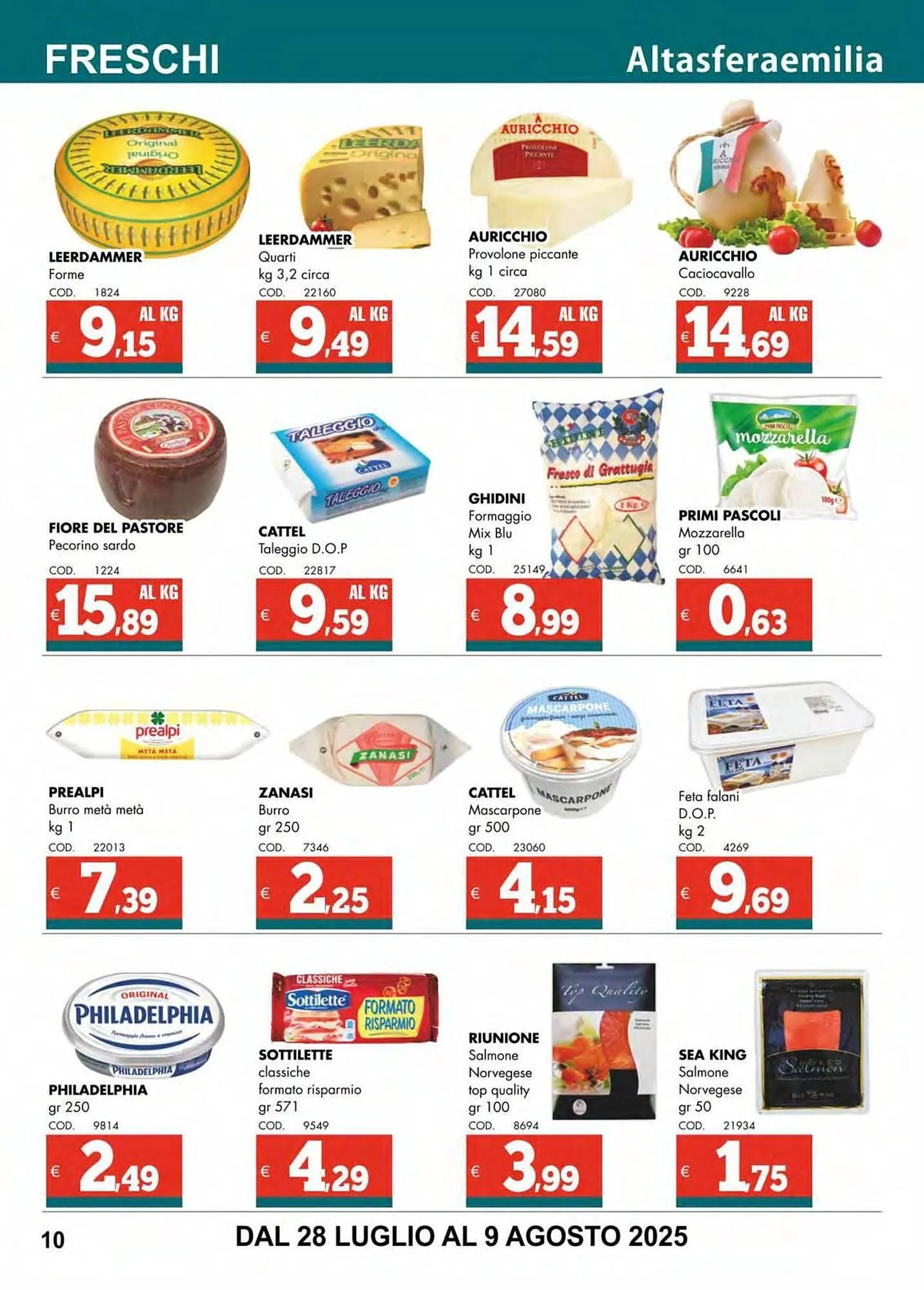 Volantino Altasfera da 28 luglio a 9 agosto di 2025 - Pagina del volantino 10