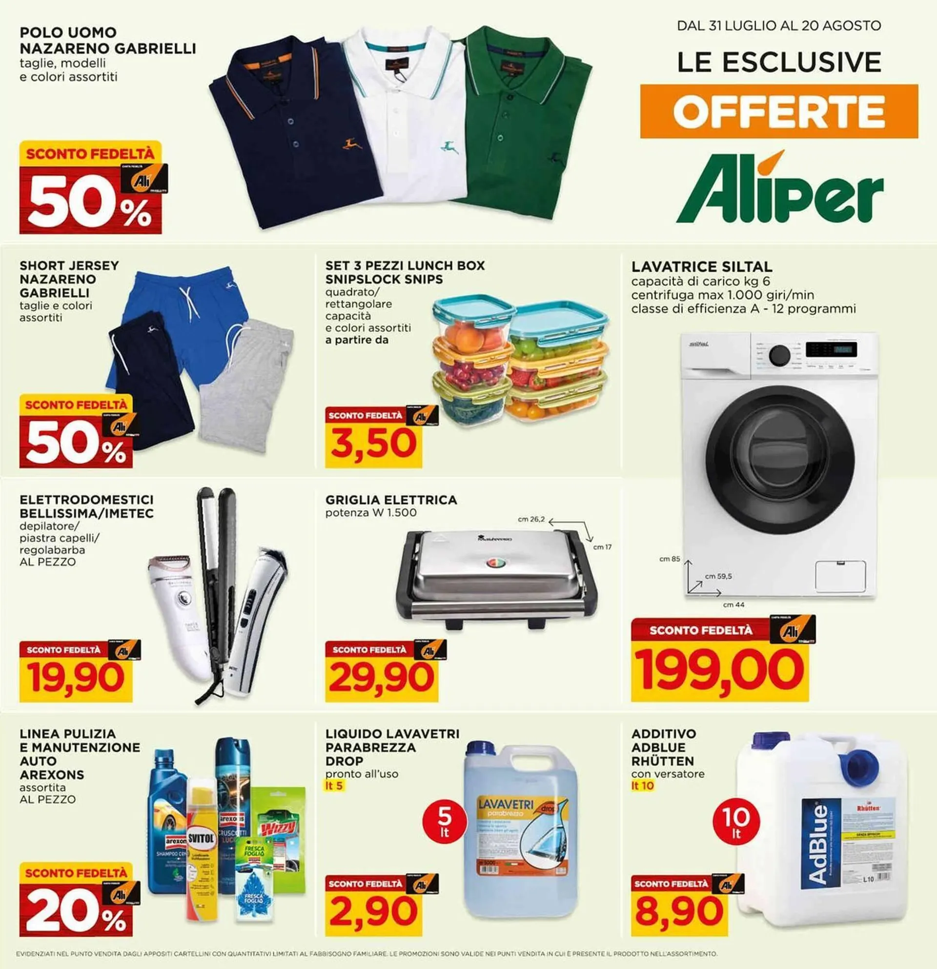 Volantino Alì Supermercati da 31 luglio a 20 agosto di 2025 - Pagina del volantino 21