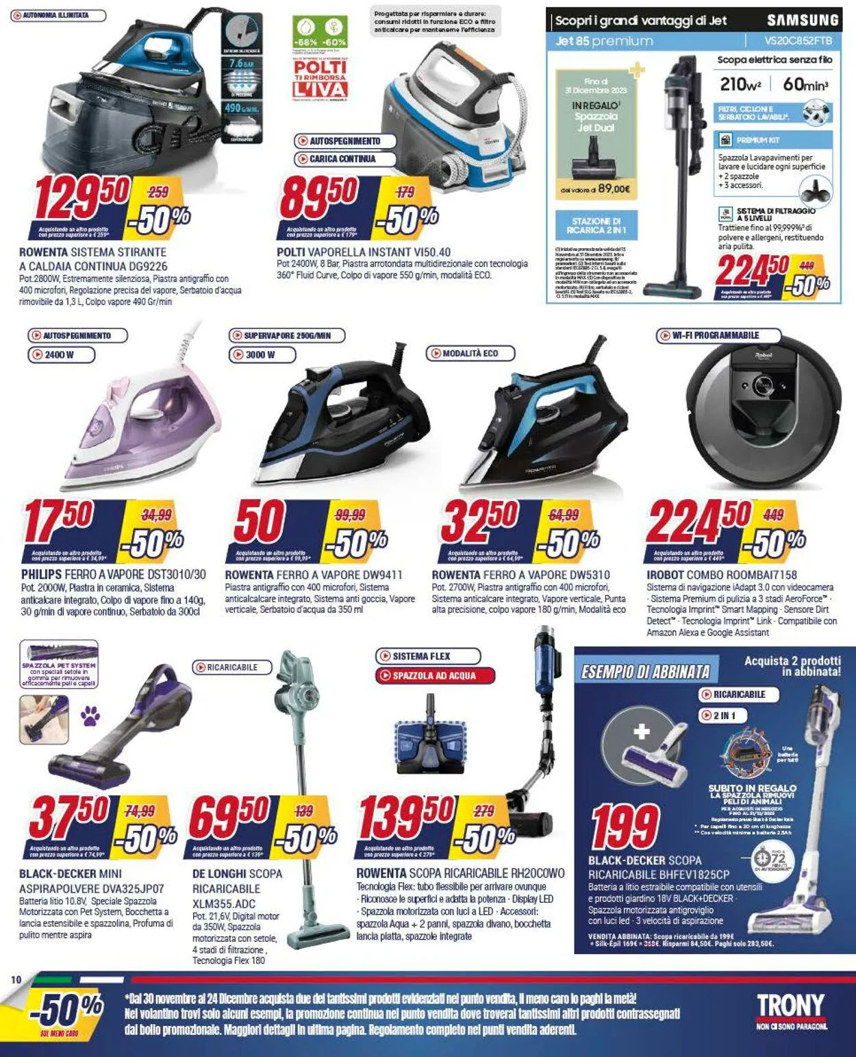 Trony - Palermo Volantino attuale da 30 novembre a 24 dicembre di 2023 - Pagina del volantino 10