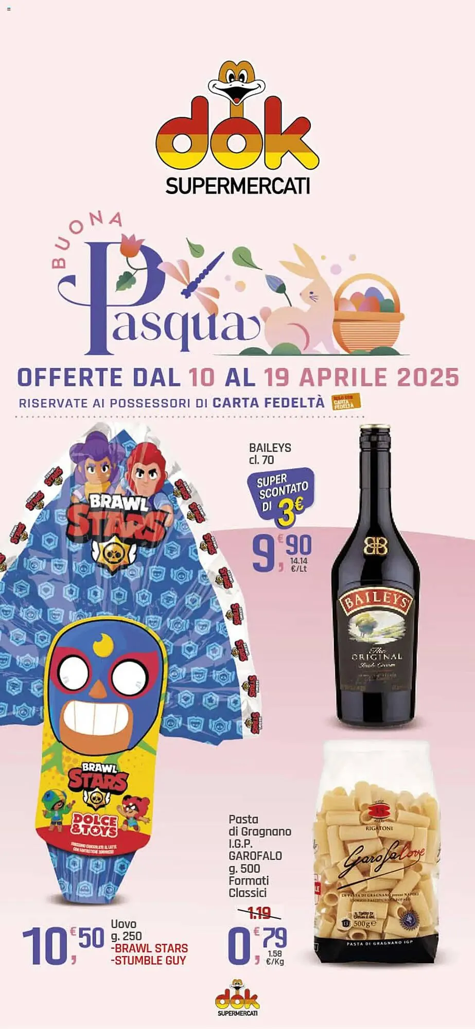 Volantino Supermercati Dok da 10 aprile a 19 aprile di 2025 - Pagina del volantino 1