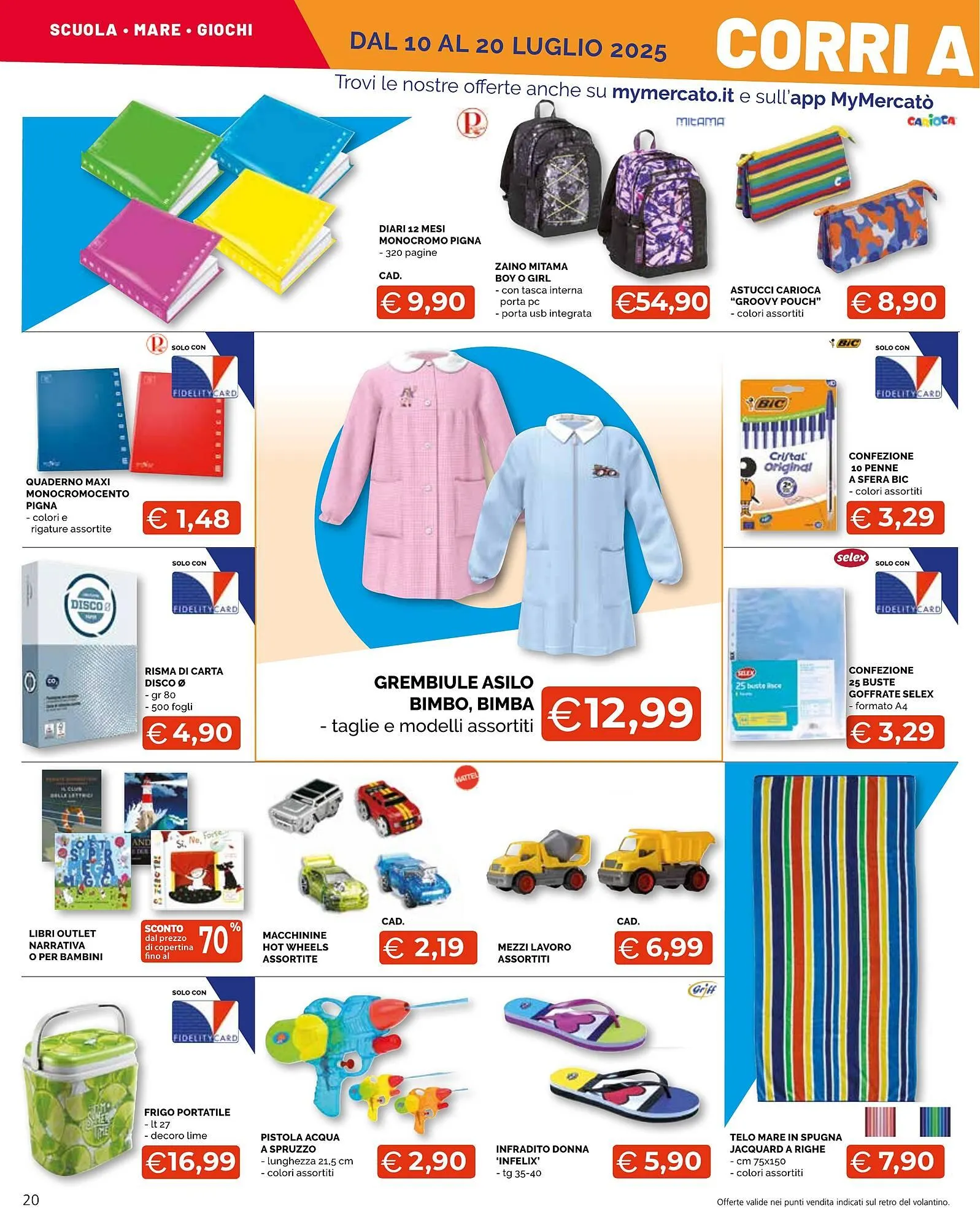 Volantino Mercatò Big da 10 luglio a 20 luglio di 2025 - Pagina del volantino 20