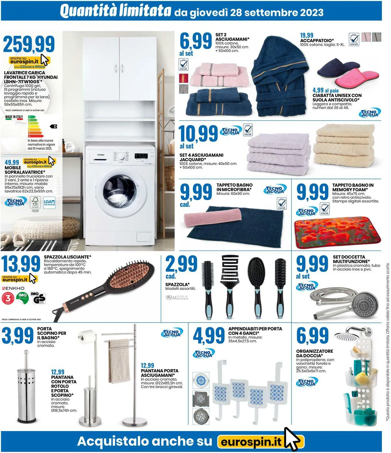 EURO Spin Volantino attuale da 25 settembre a 8 ottobre di 2023 - Pagina del volantino 16