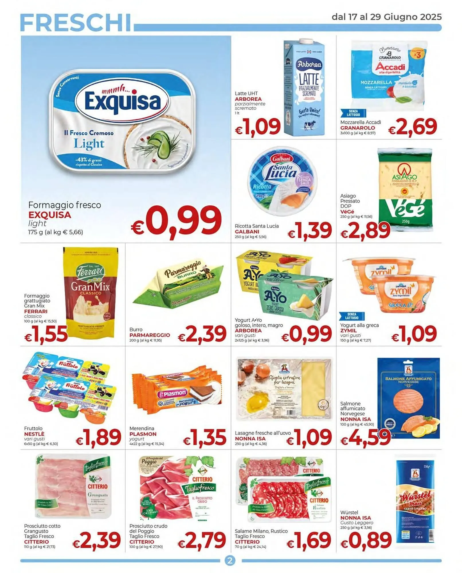 Volantino Supermercati Nonna Isa da 17 giugno a 29 giugno di 2025 - Pagina del volantino 2