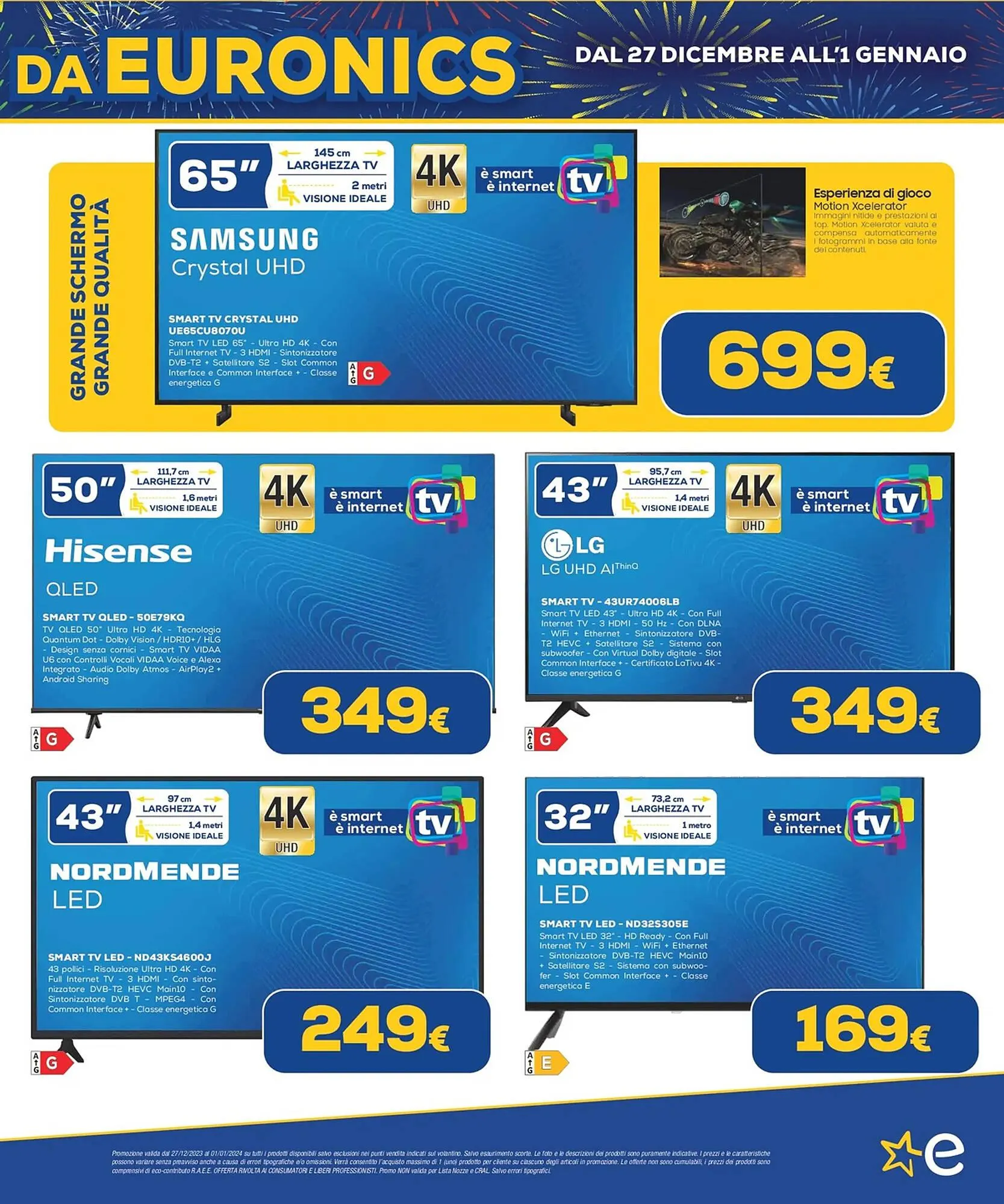 Volantino Euronics da 27 dicembre a 1 gennaio di 2024 - Pagina del volantino 3