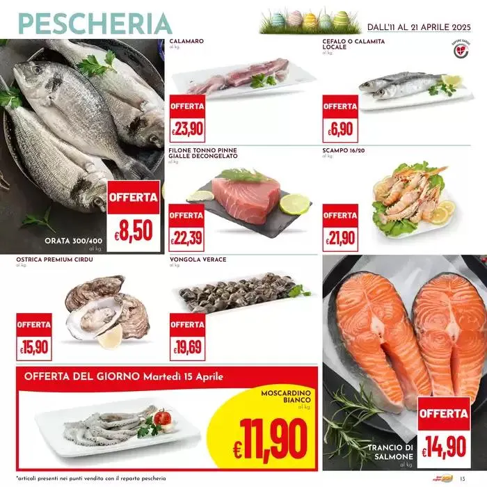 Buona Pasqua da 11 aprile a 21 aprile di 2025 - Pagina del volantino 13