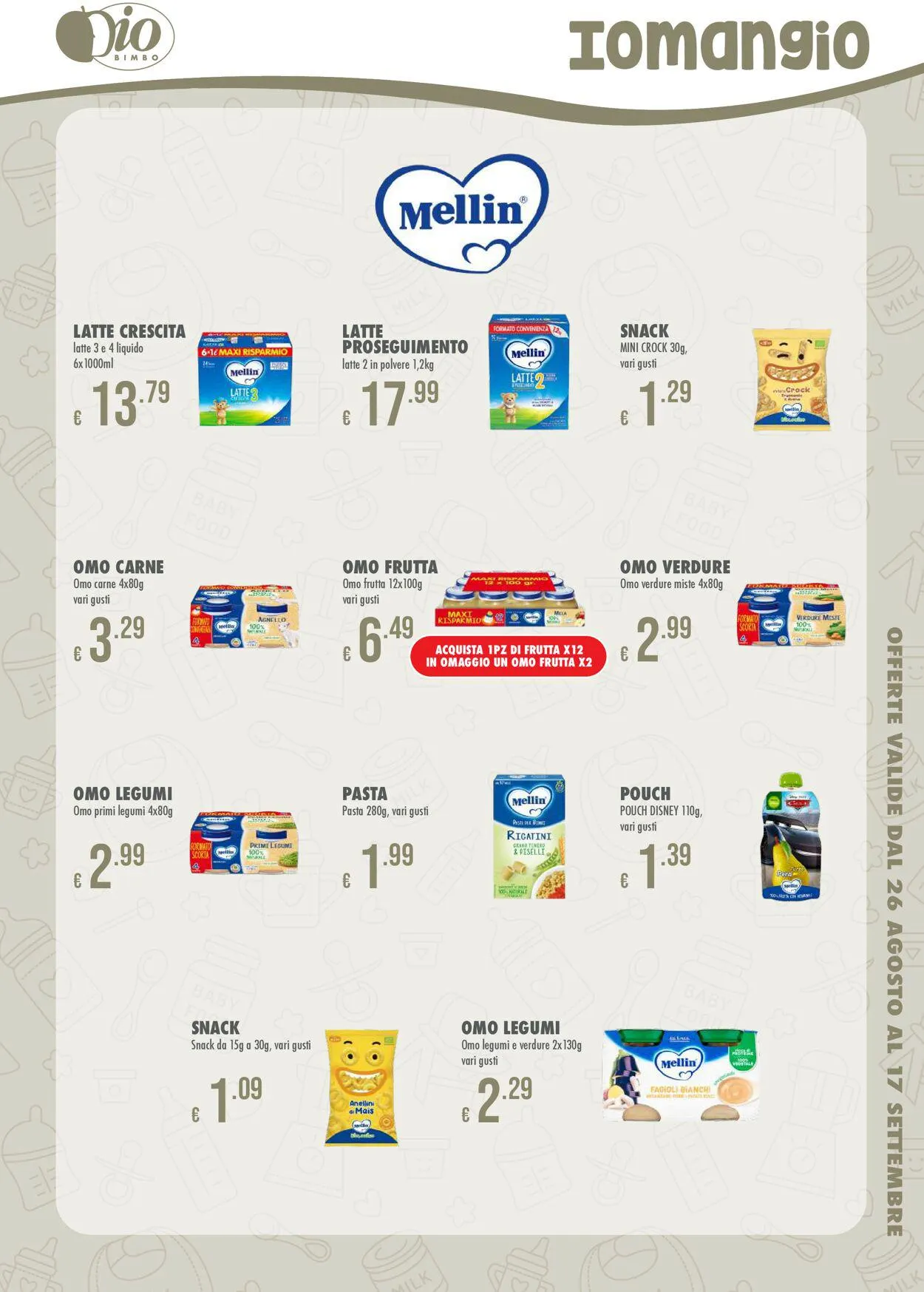 Io Bimbo Volantino attuale da 25 agosto a 1 settembre di 2023 - Pagina del volantino 12