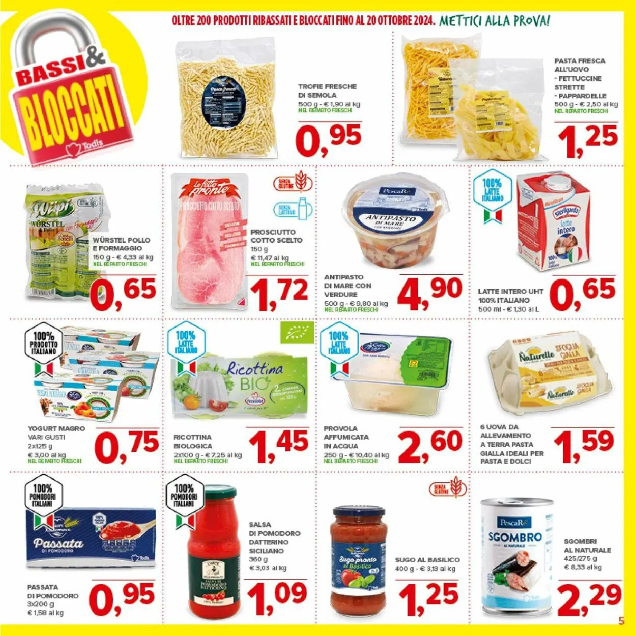 Todis Volantino attuale da 2 ottobre a 16 ottobre di 2024 - Pagina del volantino 5