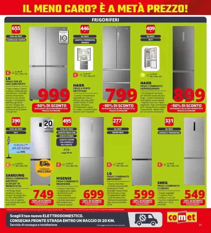 Offerte da Comet! da 20 marzo a 2 aprile di 2025 - Pagina del volantino 27