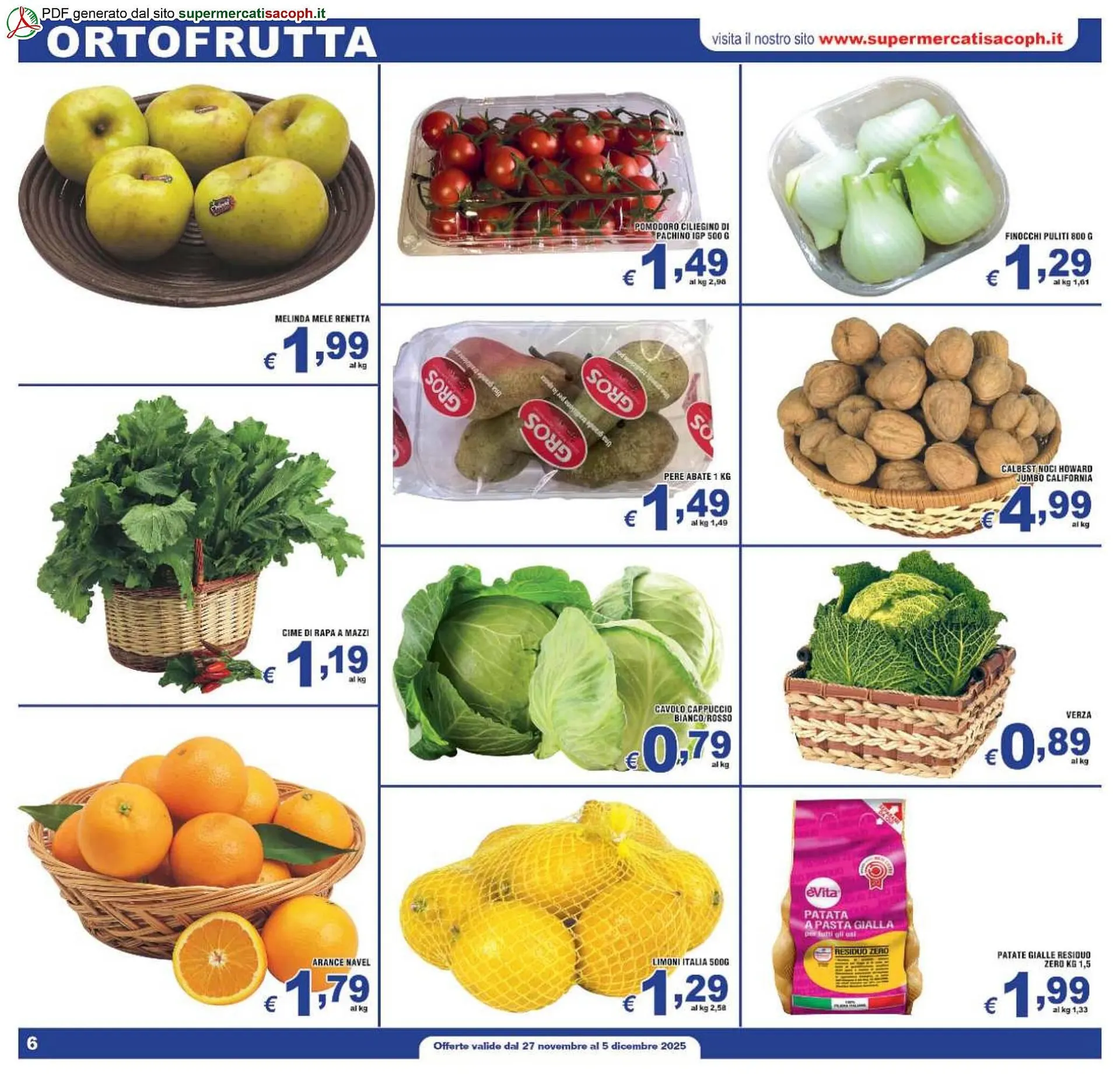Volantino Sacoph da 27 novembre a 5 dicembre di 2025 - Pagina del volantino 6