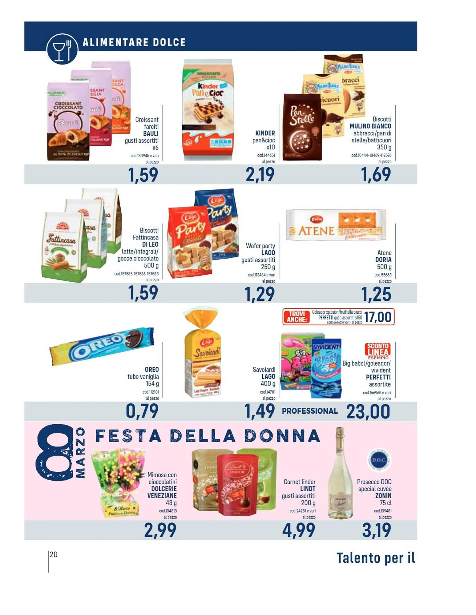 Volantino Talento Professional Store da 26 febbraio a 10 marzo di 2024 - Pagina del volantino 20