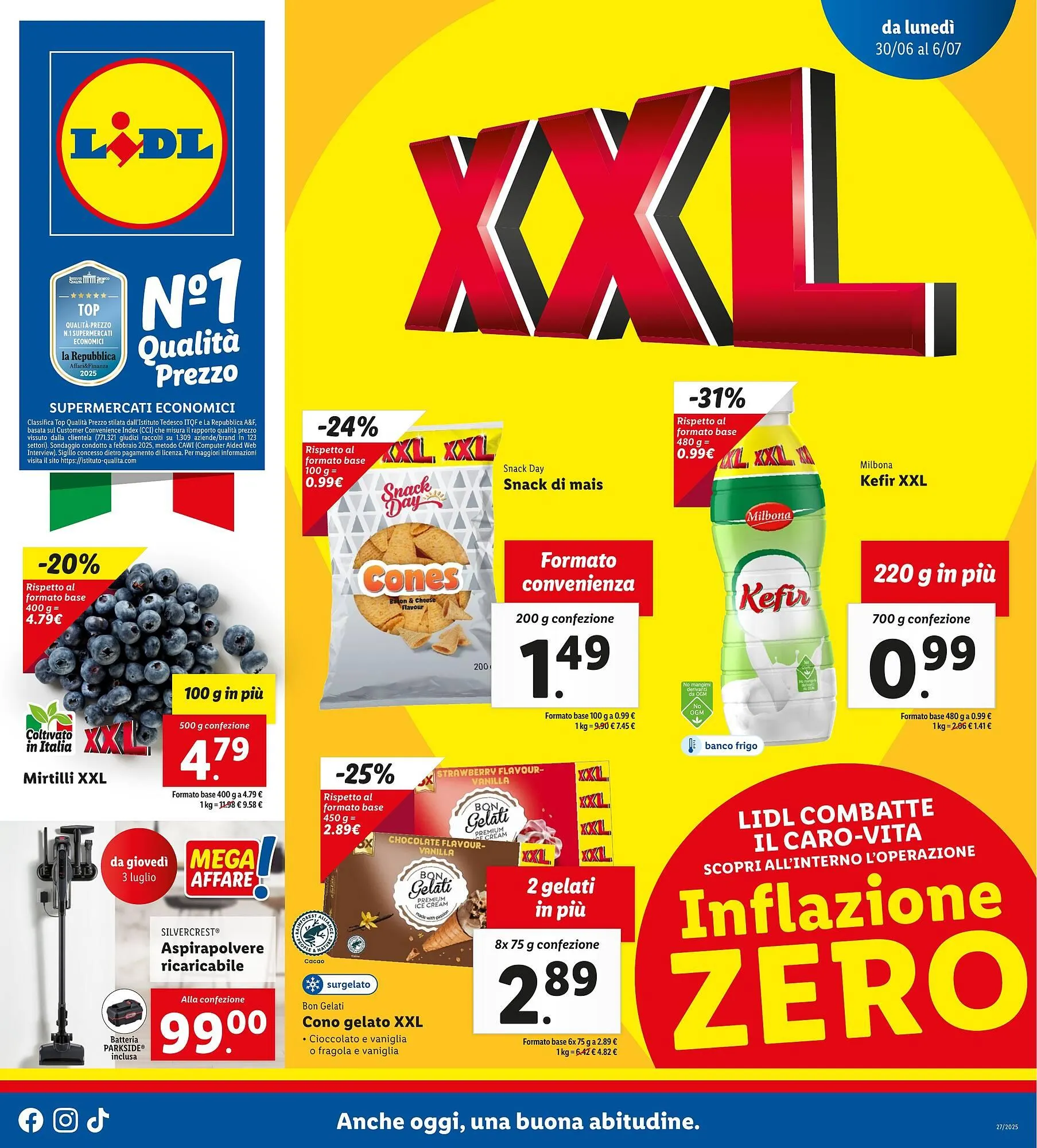 Volantino Lidl da 30 giugno a 6 luglio di 2025 - Pagina del volantino 1