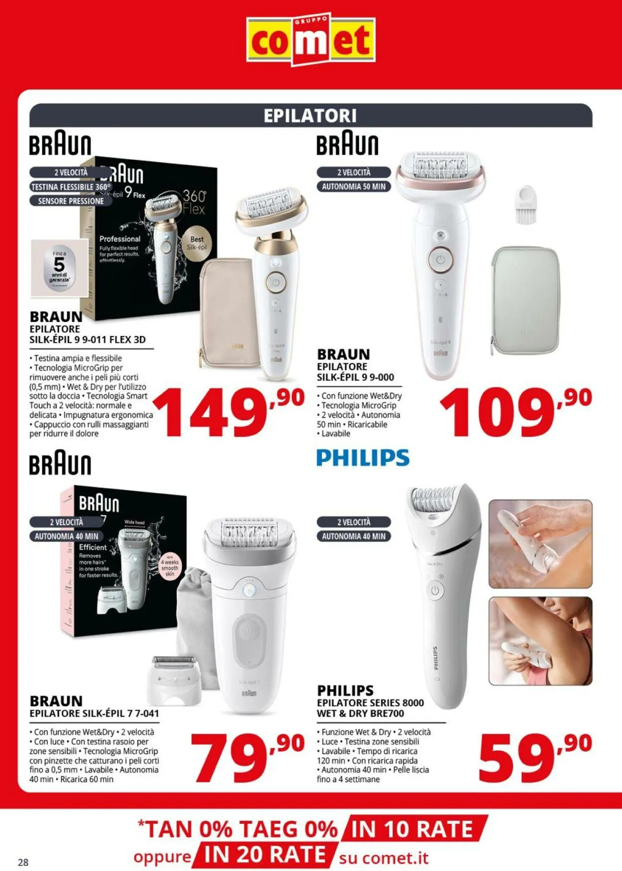 Comet Volantino attuale da 22 luglio a 30 luglio di 2025 - Pagina del volantino 28