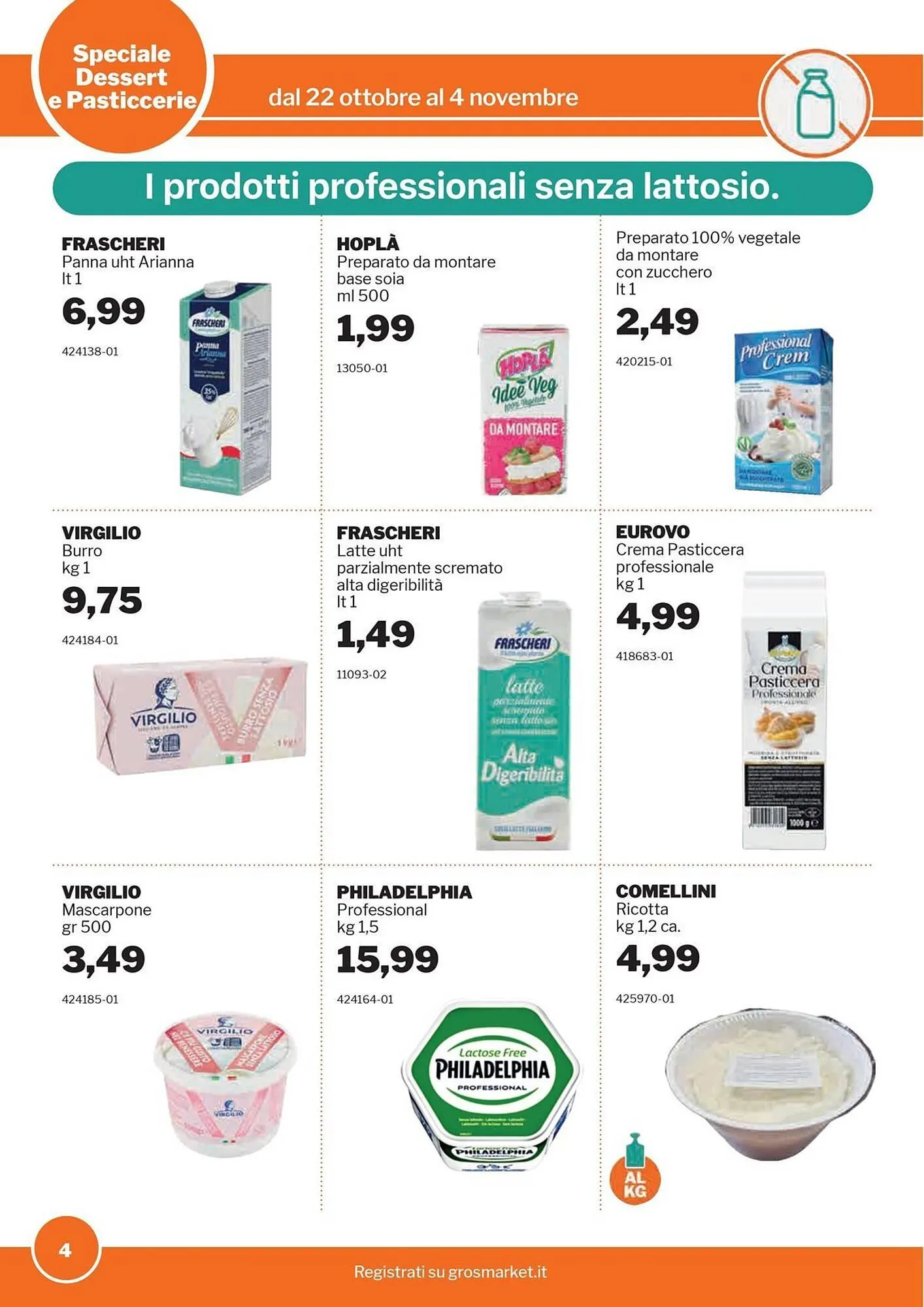 Volantino GrosMarket da 23 ottobre a 4 novembre di 2025 - Pagina del volantino 4
