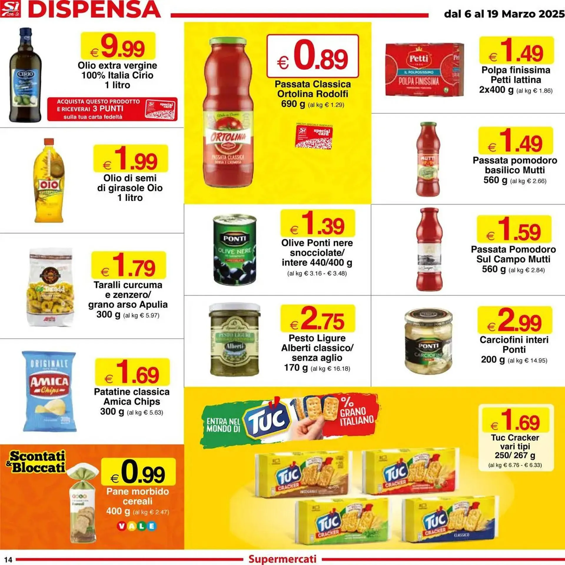 Volantino Sì con te da 6 marzo a 19 marzo di 2025 - Pagina del volantino 14