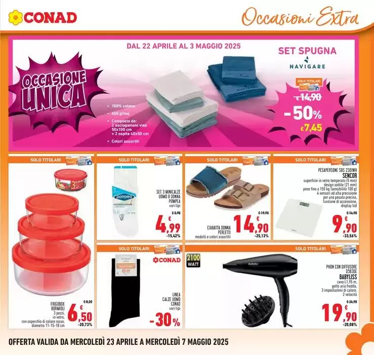 Speciale Conad da 23 aprile a 7 maggio di 2025 - Pagina del volantino 19