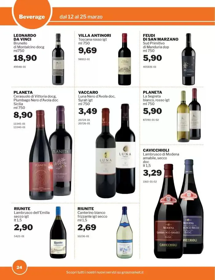Volantino Food & Beverage da 12 marzo a 25 marzo di 2025 - Pagina del volantino 24