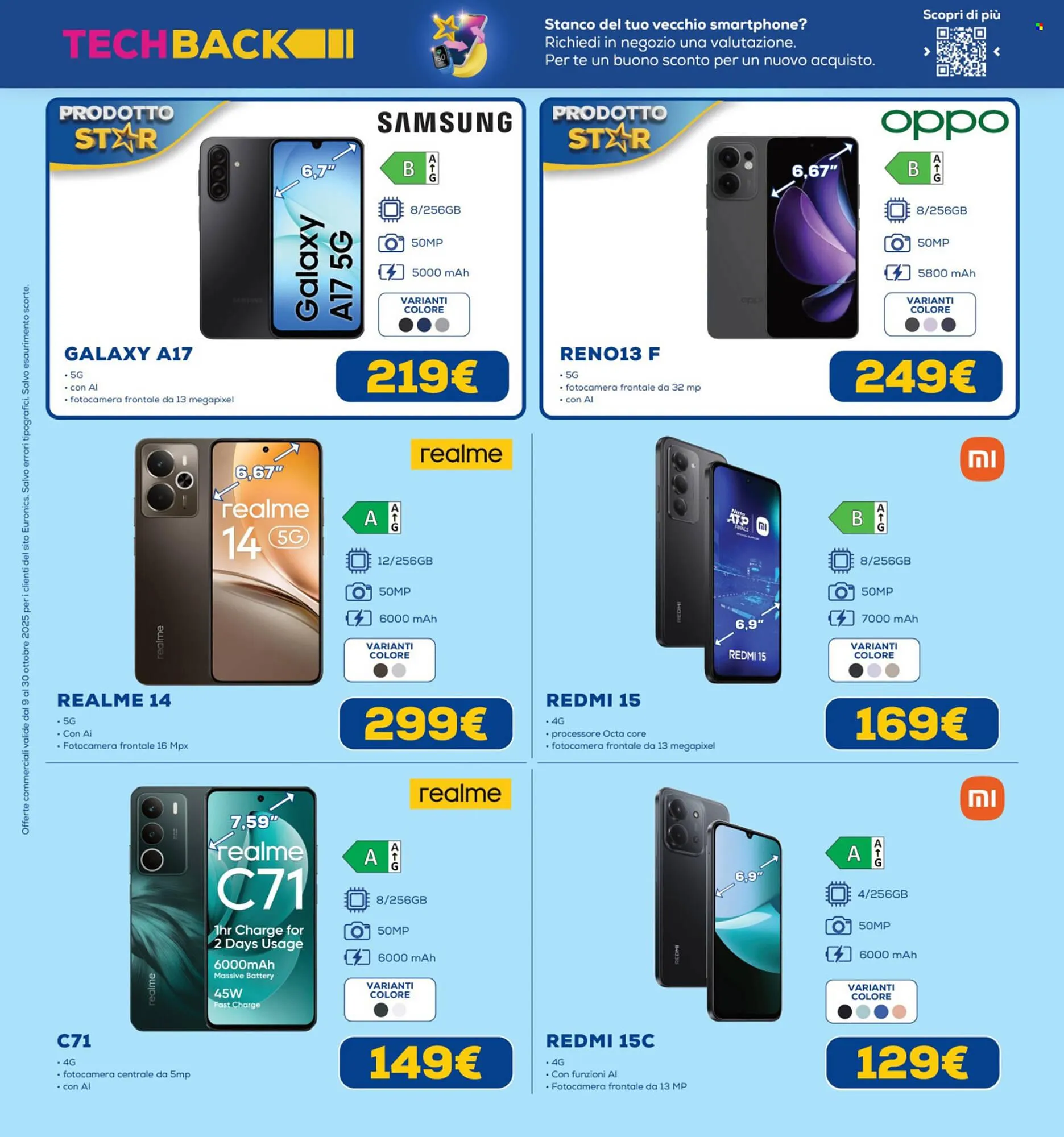 Volantino Euronics da 9 ottobre a 30 ottobre di 2025 - Pagina del volantino 9