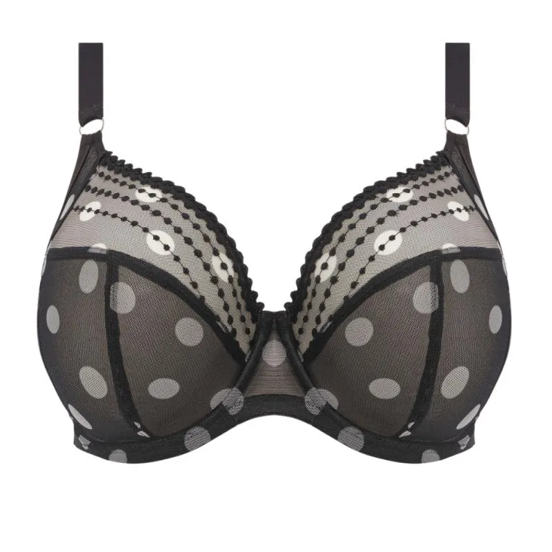 EL-EL8900BDT - Reggiseno Matilda speciale seno abbondante - nero pois