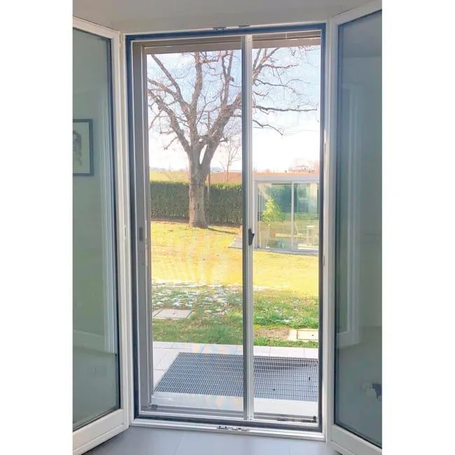 Zanzariera avvolgibile MEDAL Roto per portafinestra L 160 x H 250 cm bianco reversibile