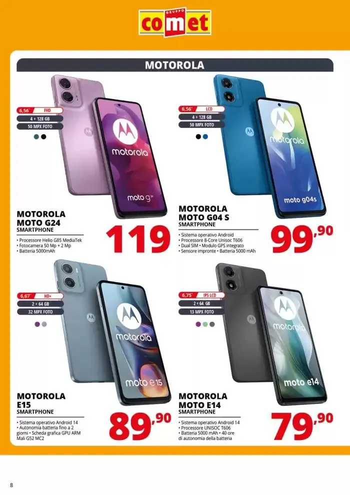 Speciale Telefonia da Comet! da 20 marzo a 2 aprile di 2025 - Pagina del volantino 8