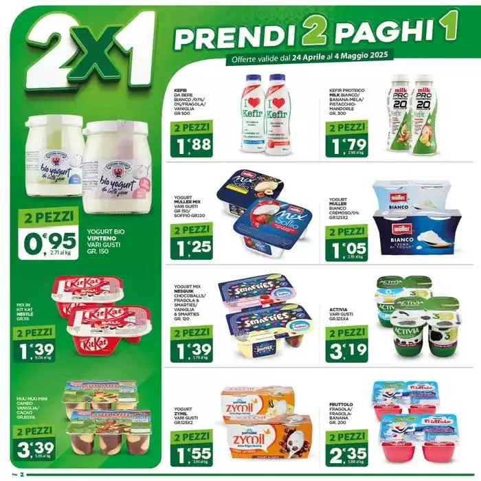 2x1 Prendi 2 Paghi 1 da 24 aprile a 4 maggio di 2025 - Pagina del volantino 2