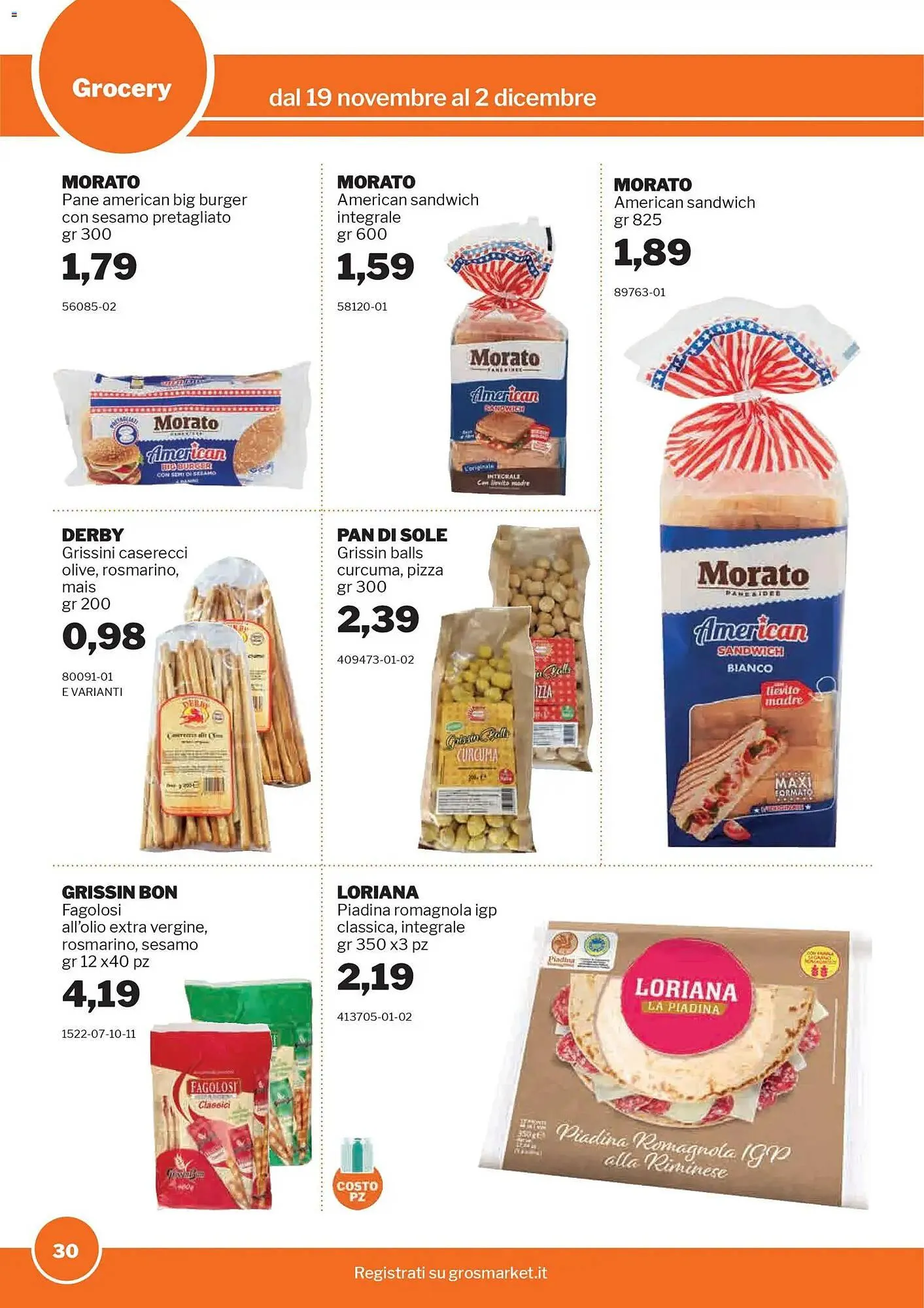 Volantino GrosMarket da 19 novembre a 2 dicembre di 2025 - Pagina del volantino 30
