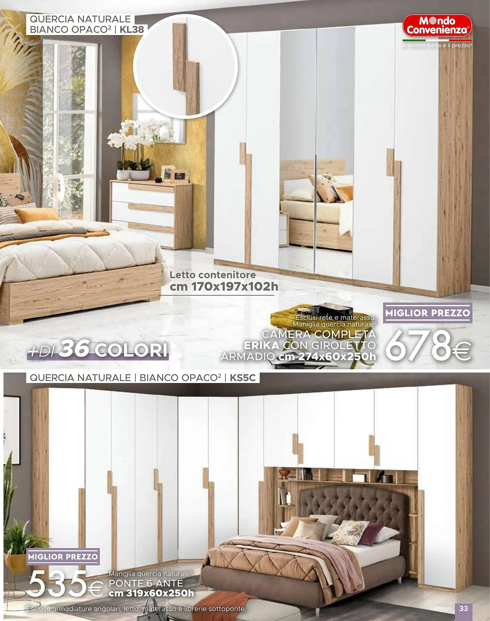 Volantino Mondo Convenienza da 1 aprile a 1 settembre di 2024 - Pagina del volantino 33