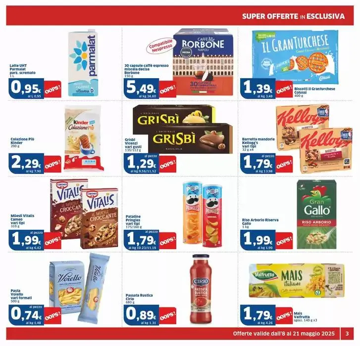 Oops! Prezzi sbagliati, Superstore da 8 maggio a 21 maggio di 2025 - Pagina del volantino 3
