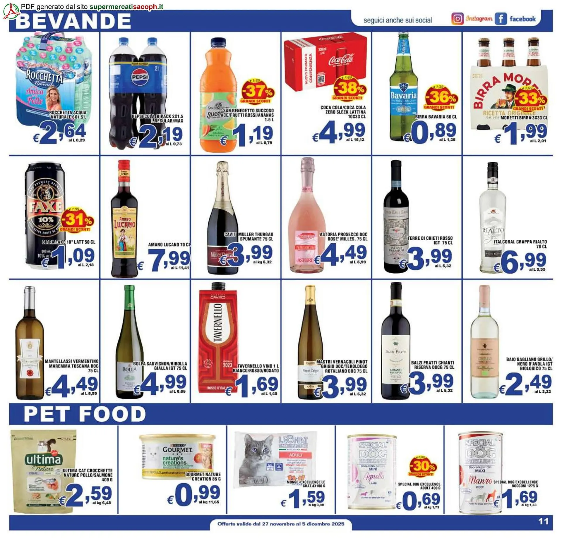 Volantino Sacoph da 27 novembre a 5 dicembre di 2025 - Pagina del volantino 11