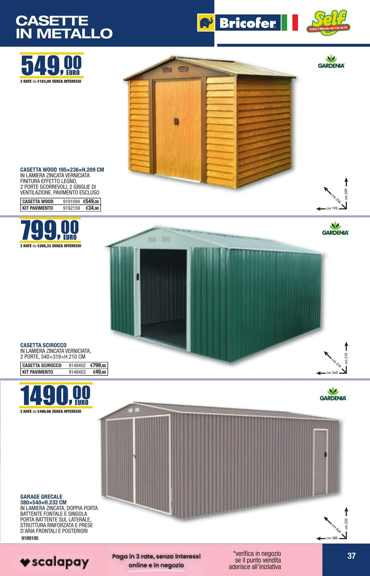 Self - Perugia Volantino attuale da 26 ottobre a 9 novembre di 2025 - Pagina del volantino 37