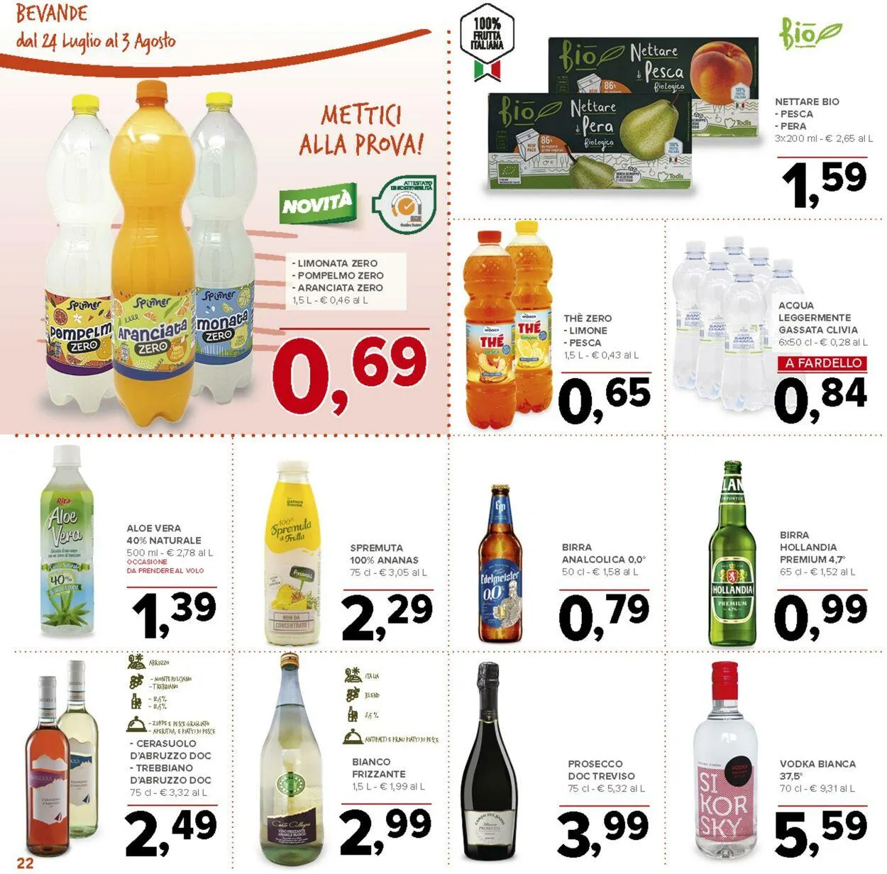 Todis Volantino attuale da 17 settembre a 1 ottobre di 2025 - Pagina del volantino 22
