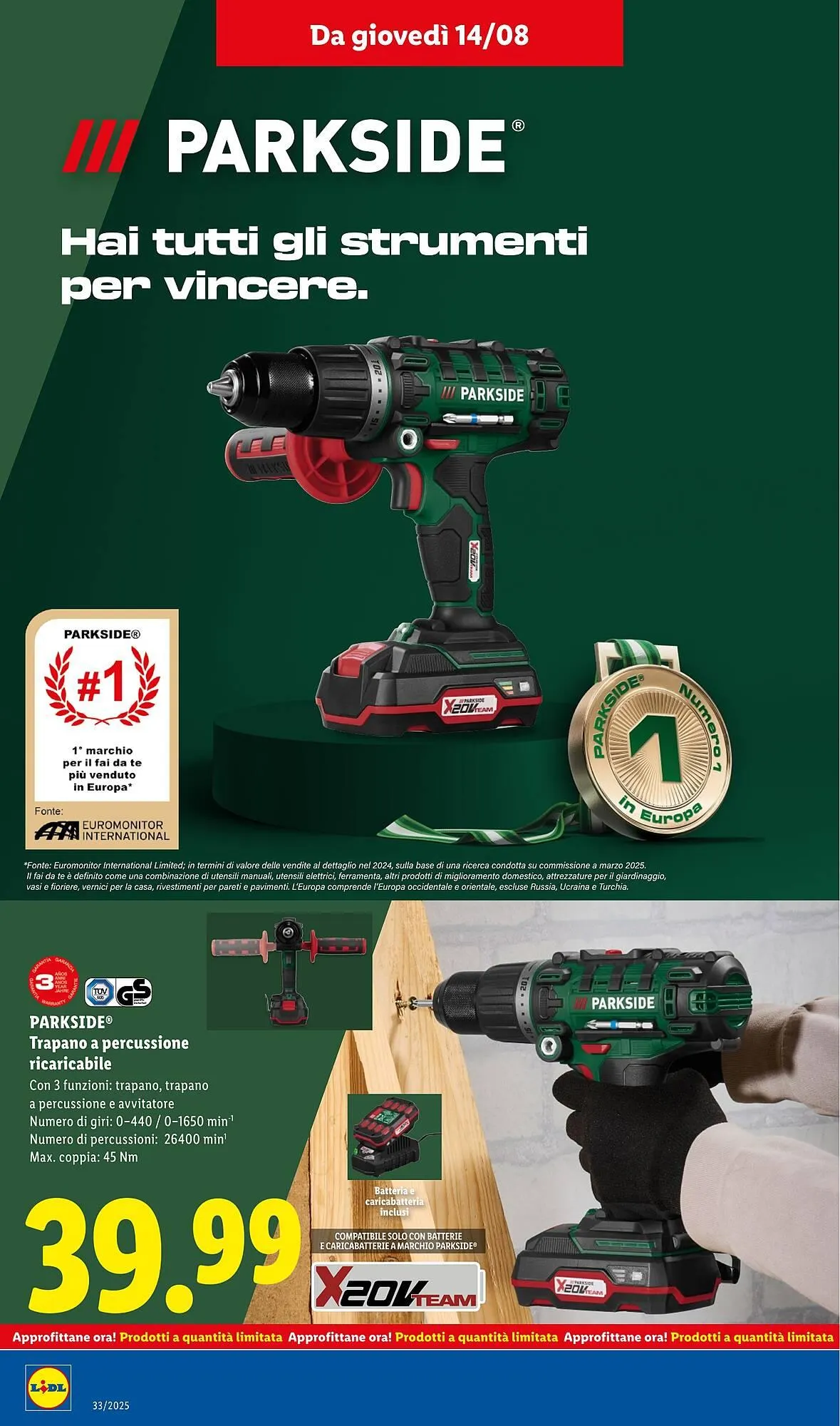 Volantino Lidl da 11 agosto a 17 agosto di 2025 - Pagina del volantino 42