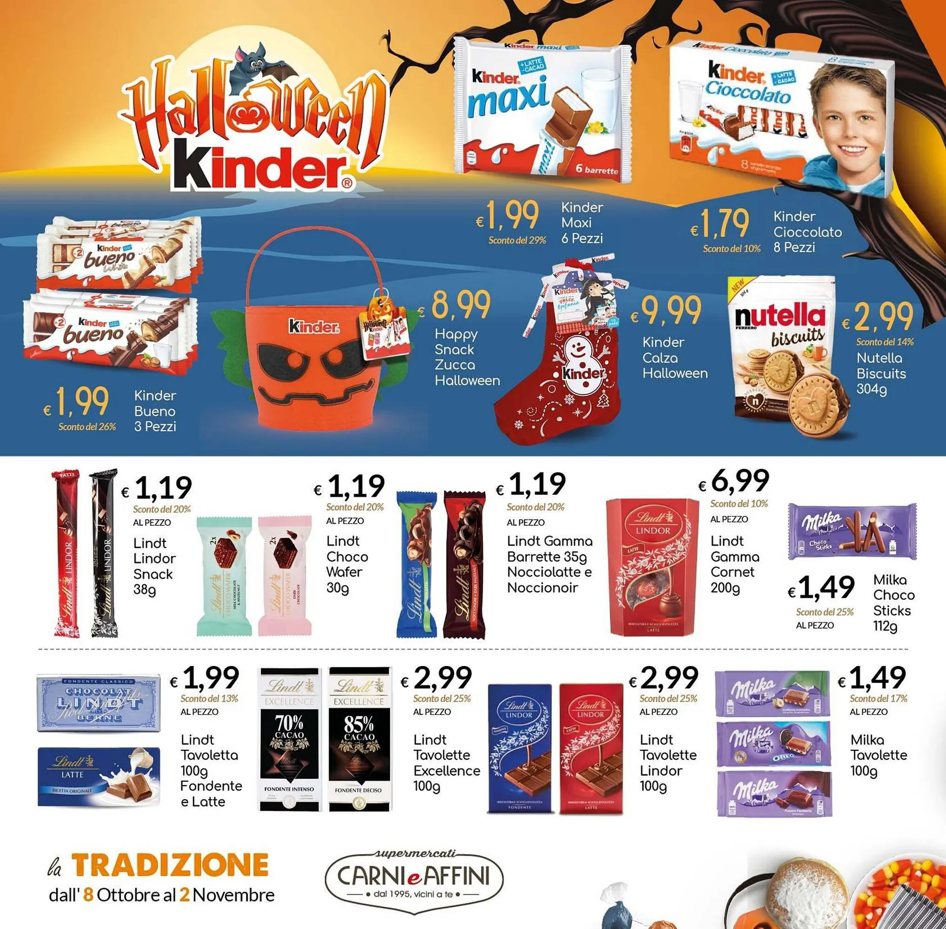 Volantino Carni e Affini Supermercati da 8 ottobre a 2 novembre di 2025 - Pagina del volantino 8