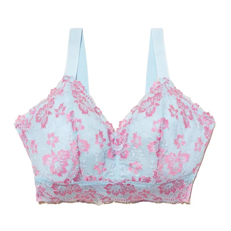 CB-SAVON1386-AAS- Savona Bralette Super Curvy Longline - Aasmani Blue