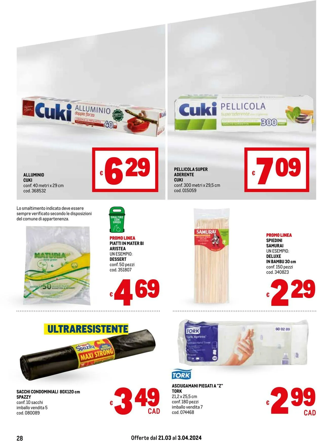 Metro Volantino attuale da 30 luglio a 13 agosto di 2025 - Pagina del volantino 28