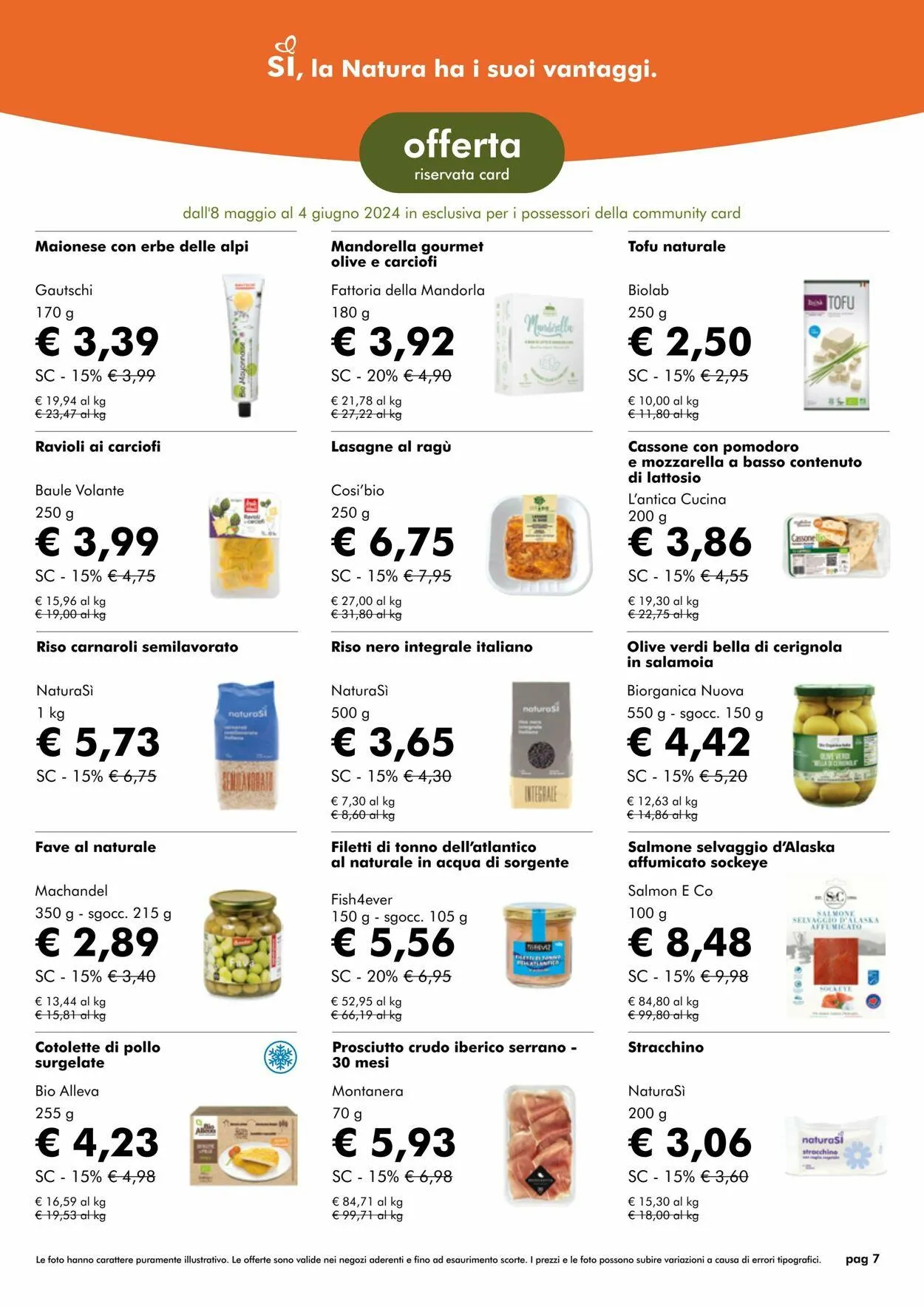 Natura Sì Volantino attuale da 7 maggio a 21 maggio di 2024 - Pagina del volantino 7