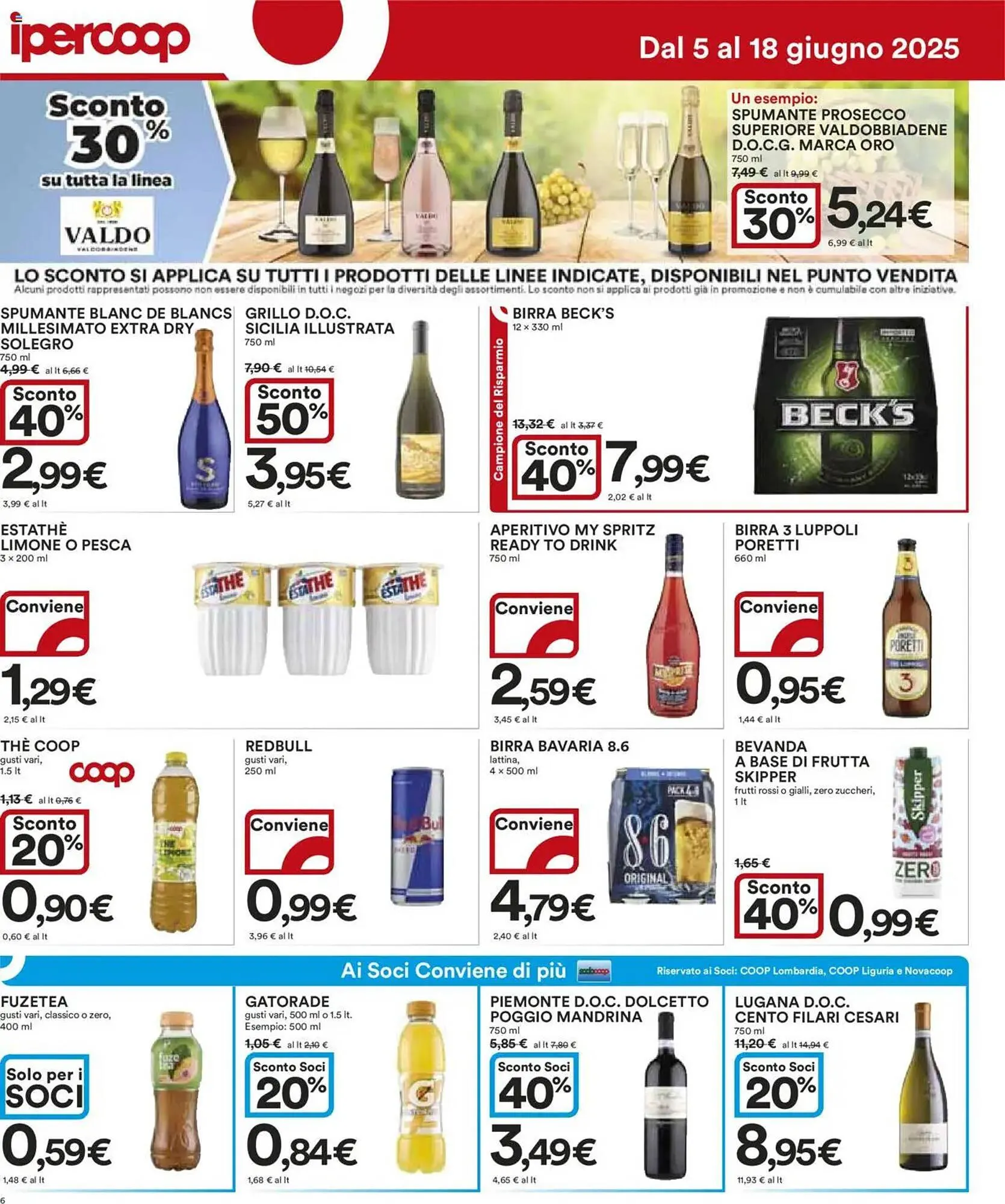 Volantino Ipercoop da 5 giugno a 18 giugno di 2025 - Pagina del volantino 6