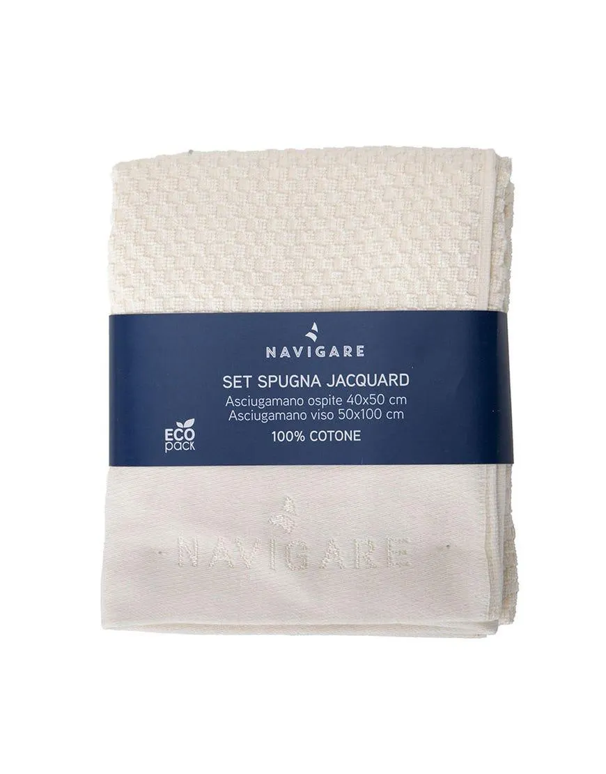 Navigare Coppia spugna Jacquard