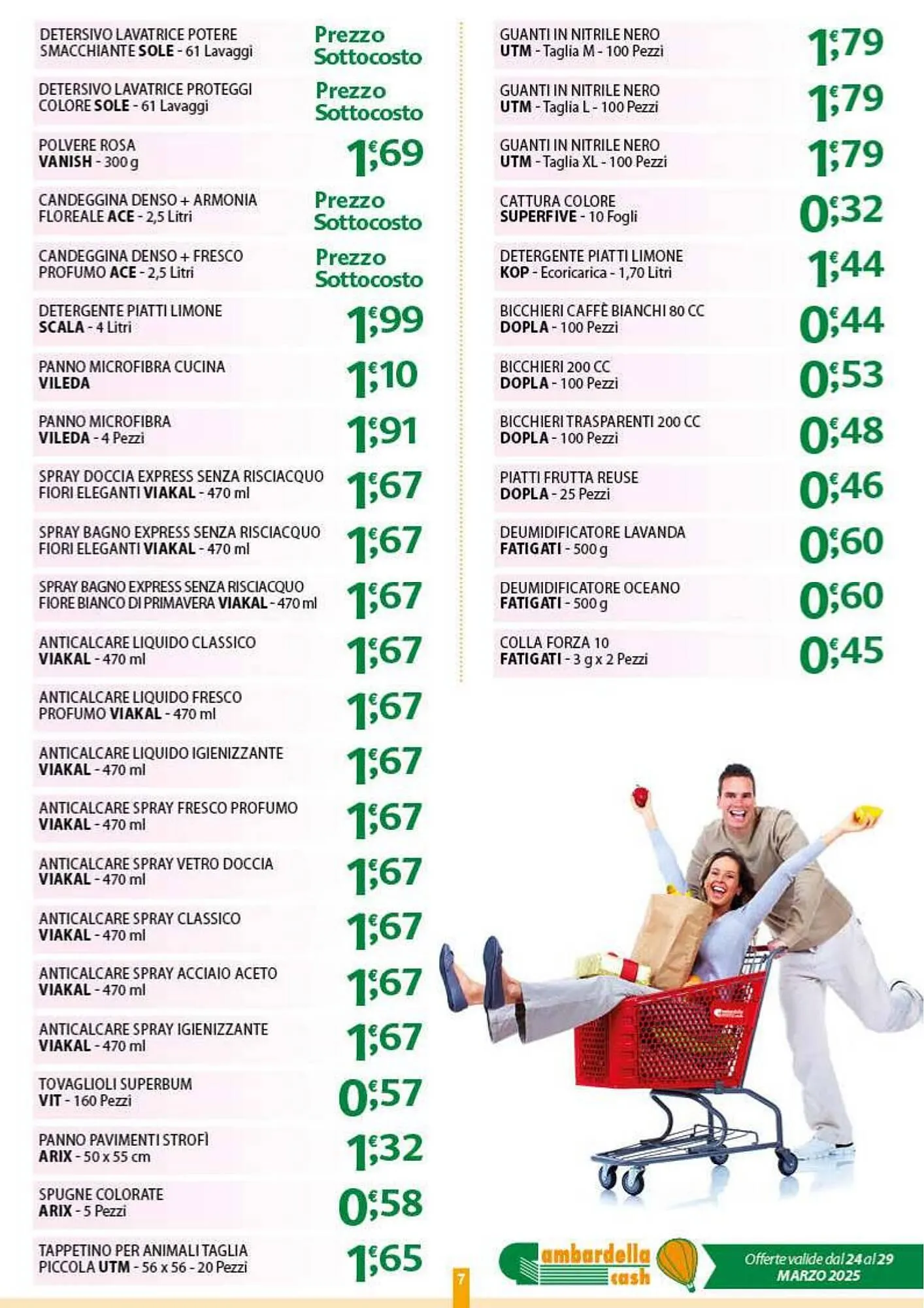 Volantino Gambardella Cash da 24 marzo a 29 marzo di 2025 - Pagina del volantino 7