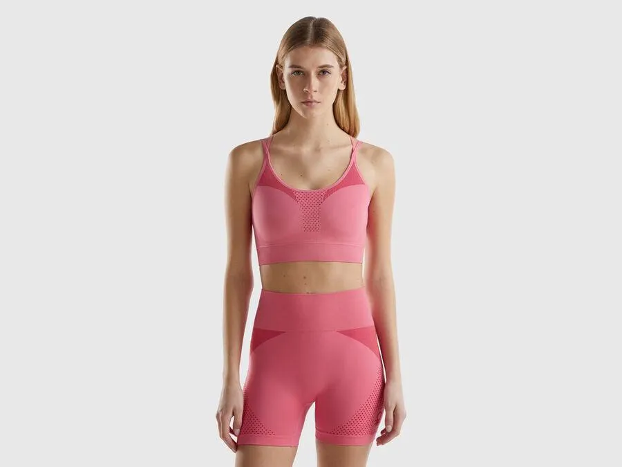 Top bra sportivo senza cuciture