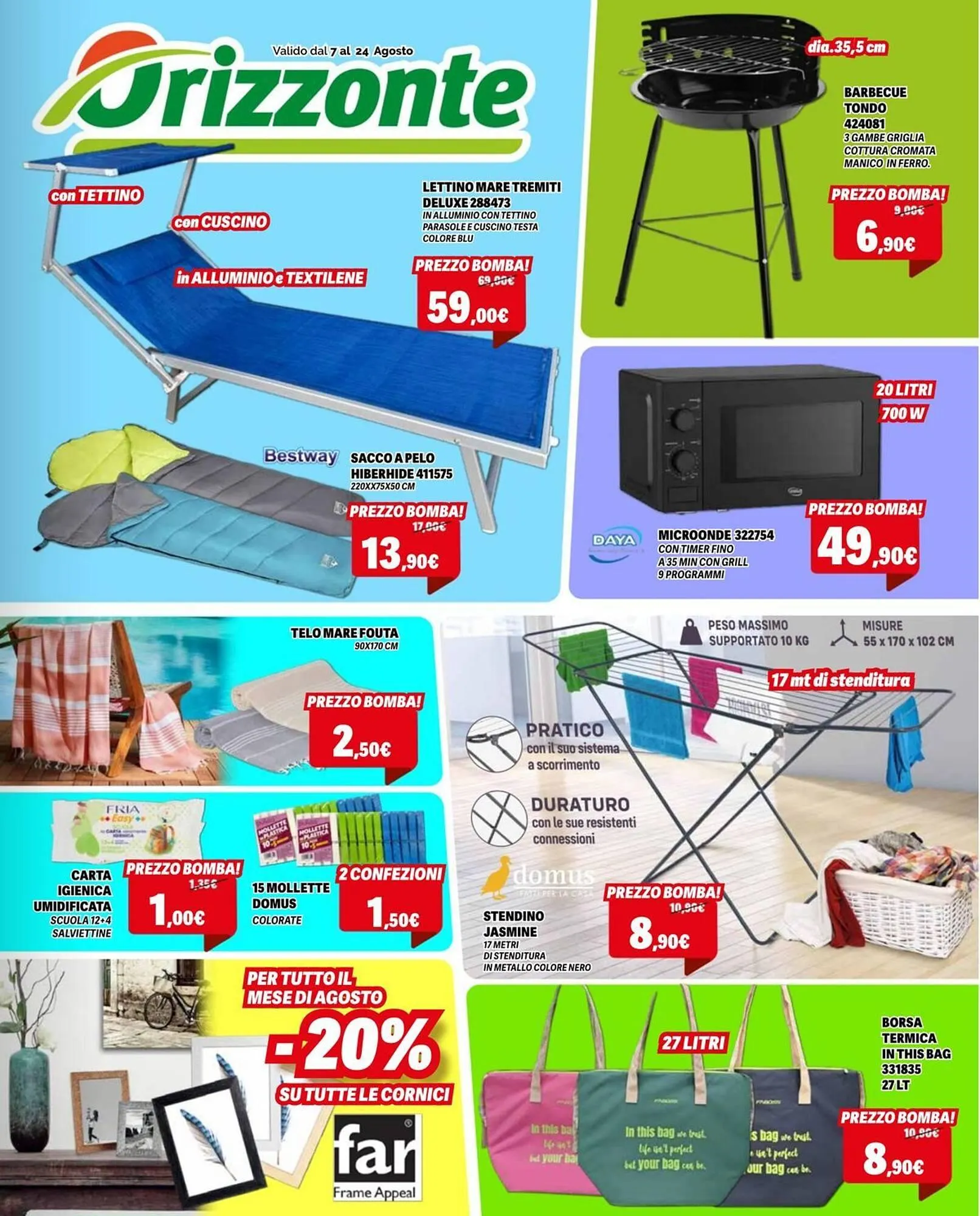 Volantino Orizzonte da 7 agosto a 24 agosto di 2025 - Pagina del volantino 1