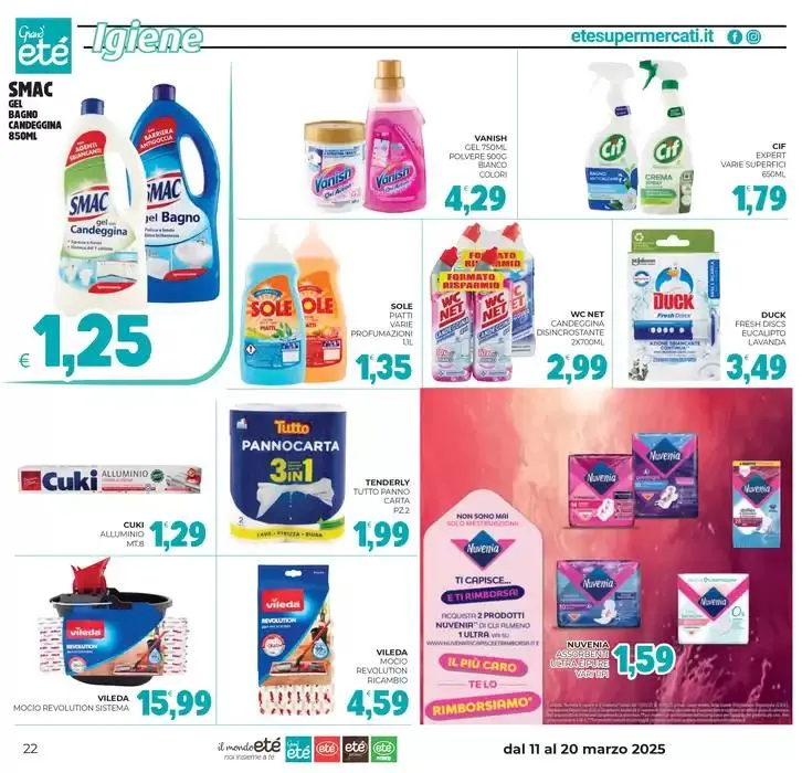 Prezzo shock da 17 marzo a 20 marzo di 2025 - Pagina del volantino 22
