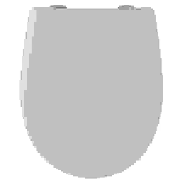 copriwater universale ovale dinasty in termoindurente bianco con cerniere in acciaio