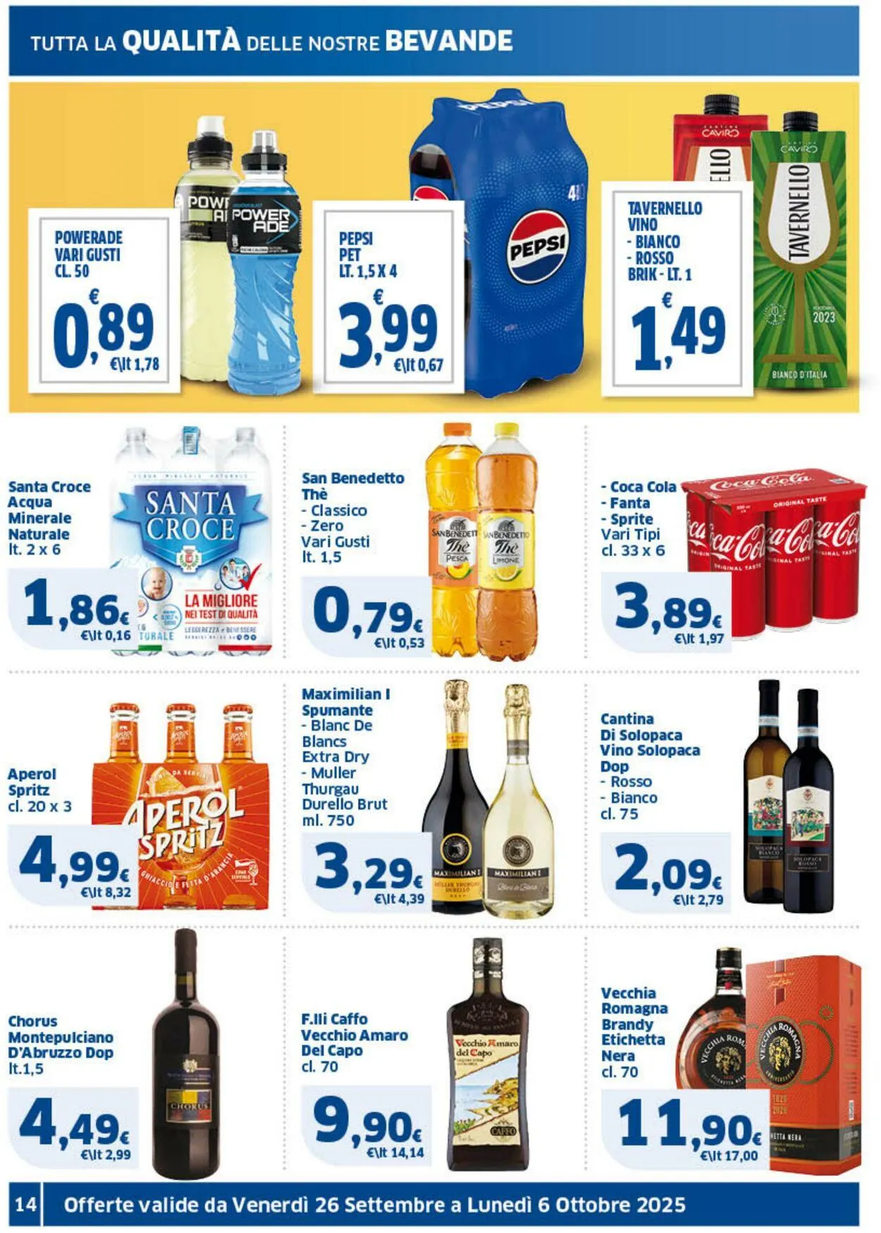 Sigma - Napoli Volantino attuale da 26 settembre a 6 ottobre di 2025 - Pagina del volantino 14