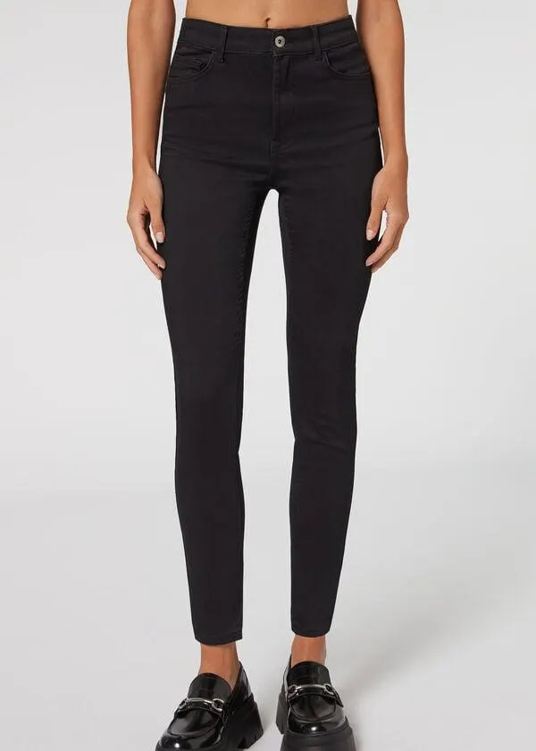 Jeans Push Up Skinny a Vita Alta Soft Touch